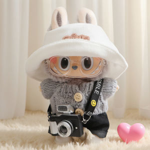 Bộ Quần Áo Labubu 17cm Màu Xám Bộ Đồ Chơi Búp Bê Cotton Candy Dành Cho Các Búp Bê Và Đồ Chơi Khác Đồ Chơi Dễ Thương Dành Cho Mọi Giới Tính