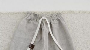 2026 Summer Cotton Linen Kids Pants Thin Anti-Mosquito Pants for Boys Elastic Waist Loose Harem Girls Trousers