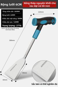 Greener | Xẻng Đào Rau Dại Inox Dày