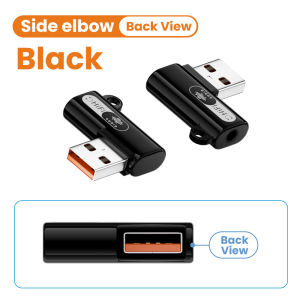 other | 90 Degree Elbow USB A Male to 3.5mm Female Audio Adapter Positive And Back Side Bending OTG Converter For Earphone Laptop Tablet