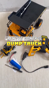 Remote Control Dump Truck Toys Mainan Anak RC Construction Vehicles 2.4Ghz Excavator Beko Set