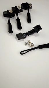 HARGA GROSIR - 6432 Zipper Lock Pakaian Hitam / Perbaikan Zipper Darurat / Resleting Tas dan Jaket /