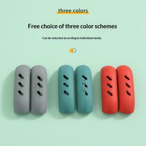 1 Pair Silicone Heat Insulation Pot Handle Cover Anti Slip Pot Clip Holder For Steamer Casserole Pan Kitchen Protective Gadget