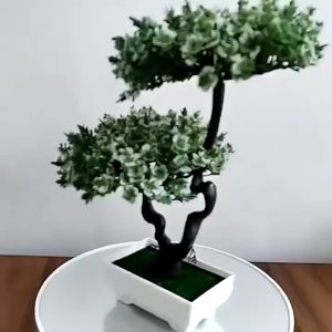 【Keep_Real】จำลองบอนไซปลอม ต้นไม้ปลอมเดสก์ท็อปเครื่องประดับ บอนไซจำลอง กระถางต้นไม้ขนาดเล็ก ของตกแต่งบ้าน