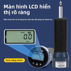 Tuốc Nơ Vít Mô-men Xoắn Cài Sẵn 1.2-12N.m Màn Hình LCD Cờ Lê Có Thể Điều Chỉnh Để Sửa Chữa Xe Đạp Với 10 Đầu Lô Công Cụ Bằng Thép Không Gỉ
