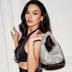 Shiny Crystal Clutch Purse Rhinestone Handmade Purses and Handbags Luxury Designer Evening Clutch Bag Purse Weding Party Bags