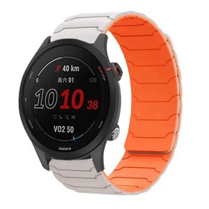 22mm Magnetic Silicone Strap For NORTH EDGE APACHE-46 Bracelet Sport Watchband For APACHE-46 Replacement Wristband Accessories