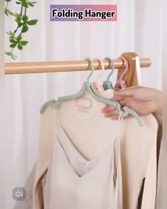Hanger Portable Folding Travel Thick Foldable Plastic Non-slip Wardrobe Clothes Magic Drying Rack