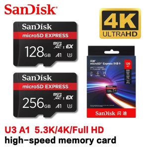 SanDisk MicroSD Express Card 128GB-2TB A2 5.3K TF Memory Card For Tablet UAV Switch 2 Max 880Mb/s Micro SD Card For Phone