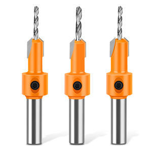 8mm 10mm Shank Woodworking Countersink Drill Bit Alloy Hole Cutter Drill Wood Screws Mount Drill Bit Woodworking Tools