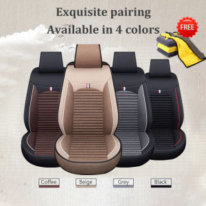 Car Seat Cover Fully Surrounded Seat Cushion Summer Universal Seat Cover Suitable for 5 seat car models such as Ford Mazda Nissan Toyota Honda Mitsubishi Hyundai kia etc