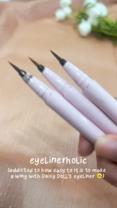 DAISY DOLL Long Lasting Eyeliner | Ultra Fine 0.15mm | Easy Control | Quick Drying | Easy Removal | Smudge Resistant