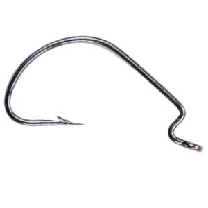 JUNXIANG | Offset Wide-belly Carbon Steel Barb Fishing Hooks