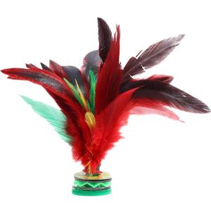 SHENWO | Durable Traditional Chicken Feather Shuttlecock for Kids and Students