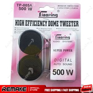 2 คู่ ทวีตเตอร์ 40 W Max Power 500 W ทวีตเตอร์ ทวีตเตอร์ Universal Dome เครื่องเล่นเท่านั้น