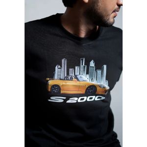 Honda | Honda Mens and Womens T-shirt Honda S2000 Summer Motorcycle Retro Tee Racing Short-sleeved Spring Cycling Off-road Top