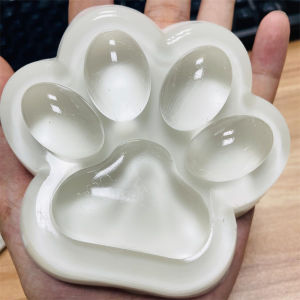 Handmade ขนาดใหญ่ Cat Paw Taba Squishy ของเล่น Clear Fufu Squishy Sensory Fidget ของเล่นเด็กผู้ใหญ่ความวิตกกังวลผ่อนคลายบีบของขวัญ