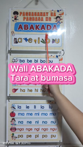 Abakada Hanging Wall Chart – Unang Hakbang sa Pagbasa Tagalog Reading Kinder Preschool Material thinkingtots.shop