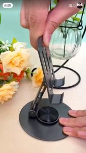 Giá Đỡ Điện Thoại Chất Liệu Hợp Kim Cứng Cáp Tự Điều Chỉnh Xoay 360 Độ Linh Động Gấp Gọn Tiện Lợi Mang Theo