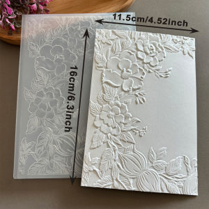 3D Embossed Folder - "Vintage Flowers: Elegance in Colors"