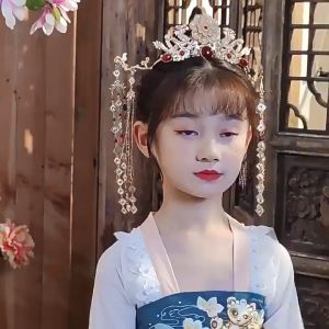 O-New Bridal Headdress Tranditional Wedding Crown Hair Comb Hairpins Set Brides Costoume Xiuhe Hair Accessories