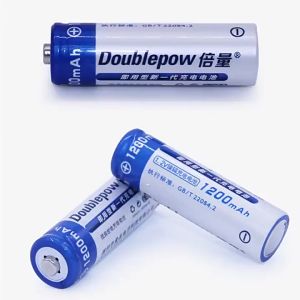 MAX COD + BUBBLE - DOUBLEPOW Charger Baterai 4 slot for AA/AAA with 4 PCS AA Battery 1200mAh Light Indicator - DP-B02 / AA AAA Battery Charger / Charger Dengan Baterai AA 4PCS - White
