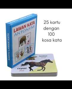 GAZ TOYS FLASH CARDS LAWAN KATA/ MAINAN EDUKATIF