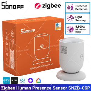 SONOFF SNZB-06P Zigbee Human Presence Sensor 5.8GHz Microwave Radar Smart Home Works with SONOFF NSPanel Pro iHost ZB Bridge-P