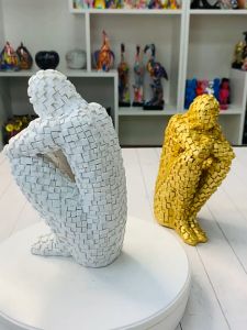 DT59-234 โมเดลคนโมเสกสีทอง