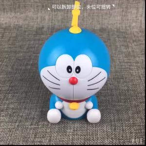Bandai | Machine Cat Cartoon Anime Blind Box Cute Action Figure Removable Assembly Model Doll Car Ornament Toy Decoration Festival Gift