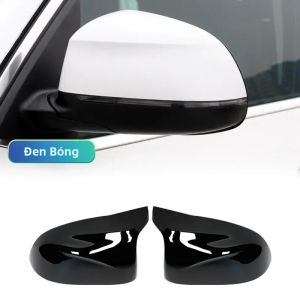 Ốp Gương Chiếu Hậu Bên Hông Xe Hơi Kiểu Sợi Carbon Đen Bóng BMW F25 X3 F26 X4 F15 X5 F16 X6 - Cặp
