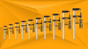 Pengenalan Klem Catok & Penjepit Kayu Kaca F Clamp Bar INGCO HFC020802, HFC021202 & HFC020502