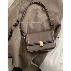 Womens Bag Fall and Winter New New Arrival Trendy Retro Underarm Bag Niche Style Versatile High Quality Ins Messenger Bag Small Square