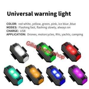 Lampu LED Pesawat kedip RGB LED Aircraft plane 7 color USB Mobil Motor banyak mode Universal