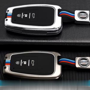 Bao Da Vỏ Bảo Vệ Ốp Chìa Khóa Bọc Chìa Khóa Phản Quang Xe Ô Tô Toyota Altis Corolla Cross Camry Highlander Mẫu Mới