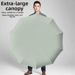 DIHUANTUO | Windproof Sun-Proof Black Glue Reinforced Auto Ring Folding Umbrella