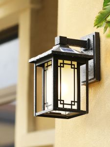 VINCAN | Solar Powered Waterproof New Chinese Style Outdoor Wall Light