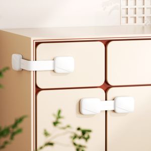 EUDEMON | Khóa an toàn trẻ em EUDEMON cho tủ quần áo Khóa cố định cửa tủ khóa ngăn kéo Chống trẻ em mở cửa an toàn cho trẻ em từ 9 tháng trở lên