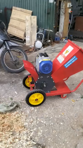 Máy Băm Cành Cây Lắp Được Động Cơ Xăng 4 Thì Và Mô Tơ Điện