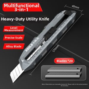 MEINWAY | Heavy Duty Expandable Multi-Function Utility Knife