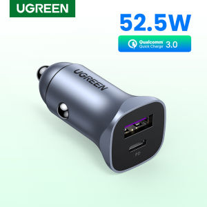 UGREEN Car Charger Fast Charge Power Delivery Car Charger with QC3.0 USB Port for iPhone 14 13 Pro Max iPhone 14 Plus iPhone 12 11 Pro Max 8 X XS Huawei Xiaomi Vivo