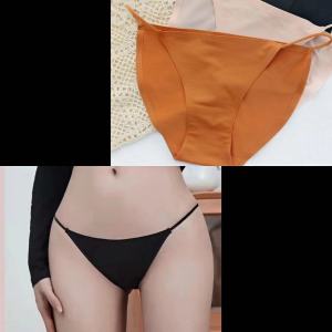 Wish ขายเซ็กซี่บิกินี่ Thongs พร้อมสายสปาเก็ตตี้สําหรับผู้หญิงต่ําเอวผ้าไหมน้ําแข็งชุดชั้นในชุดเยาวชนชิ้นเดียว