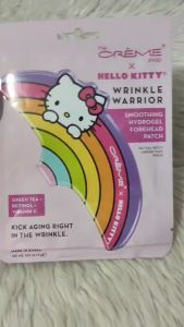 The Creme Shop x Hello Kitty Hydrogel Forehead Patch for Wrinkle Relief - Anti-Aging Smooth Skin with Green Tea Retinol Vitamin C - 1 Pack