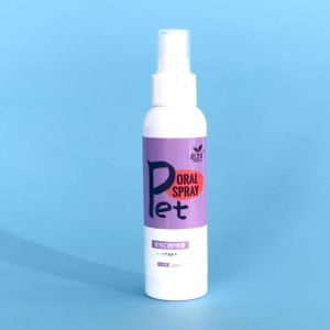 Xịt thơm miệng cho chó mèo Pet Oral Spray chiết xuất tự nhiên an toàn cho thú cưng (120ml) - Bibopetcare
