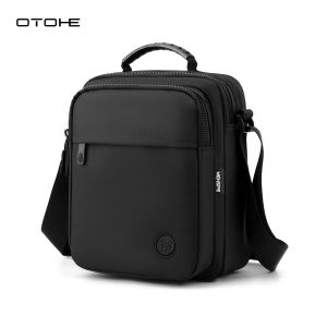 OTOHE กระเป๋าสะพายไหล่ผู้ชายกระเป๋ากระเป๋าสะพายบ่าสะพายไหล่แบบพกพากระเป๋าเอกสาร Tas Rekreasi กันน้ำความจุมากสายกระเป๋า