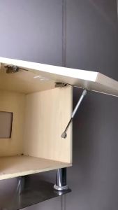 60N /6kg Copper Force Cabinet Door Lift Support Gas Strut Hydraulic Spring Hinge Kitchen Cupboard Hinge Furniture Hardware