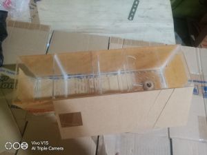 bok filter aquarium akrilik 41 x 12 x 15 cm lengkap tutupnya