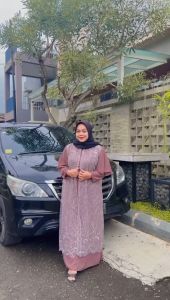 BISA COD - BEST SELLER GEORGINA DRESS BUSUI FRIENDLY!! INNER DRESS + OUTER FREE OBI BELT LEBARAN SERIES DRESS KONDANGAN DRESS PESTA DRESS BRIDESMAID DRESS LAMARAN DRESS LEBARAN TERBARU 2023