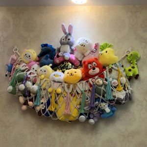 Túi Treo Đồ Chơi Vải Dệt Tay Hình Nền Trang Trí Tường Phòng Trẻ Em Tấm Trang Trí Treo Ảnh Ấm Áp Đồ Dùng Gia Đình