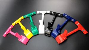 UMI (1 pcs) Price Tag Pop Clip Holder Stand Label Rack Supermarket Sign Colorful Display Clamp Card Holding Thump Clip 标签价格牌